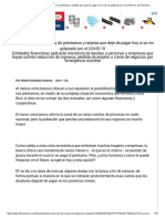 Así Le Cobrarán Las Cuotas de Préstamos y Tarjetas Que Deje de Pagar Hoy Si Se Vio Golpeado Por El COVID-19 - El Financiero