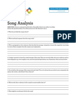 Song Analysis: Teaching Tolerance