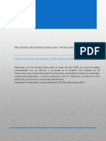 Informe Del Sistema Financiero Venezolano Abril 2020