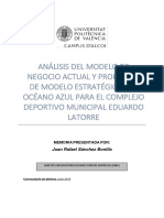 Sánchez - Análisis del modelo de Negocio actual y propuesta de modelo estratégico del Océano Azul...