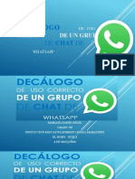 DECALOGO DE USO CORRECTO DE UN GRUPO DE Wapp