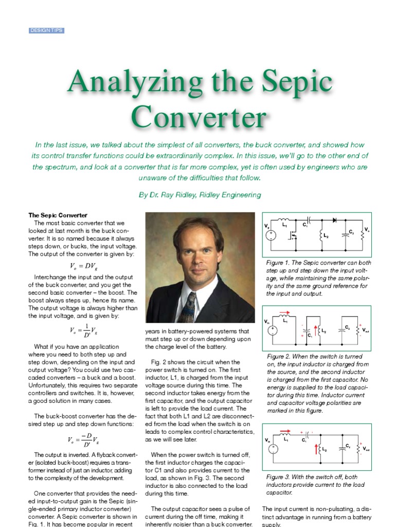 Analyzing the Complexities of the Sepic Converter Understanding the