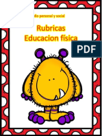 Rubricas de Educacion Fisica