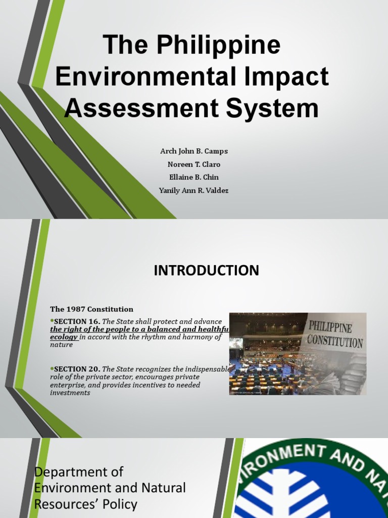 The Philippine Environmental Impact Assessment System PDF