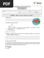 Ficha de trabalho n1 Acidentes trabalho