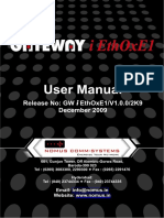 Gateway I EthOxE1 User Manual