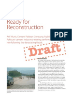 Pakistan Cement Industry - Ready For Reconstruction
