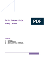 Cuestionario de Estilos de Aprendizaje y Explicacion de Estilos