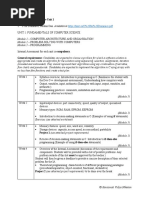 CAPE Computer Science Unit 1 - Proposal