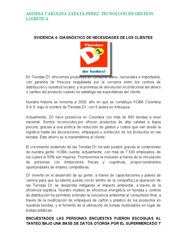 D1 Act 4 PDF Logística Cliente