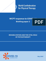 COVID19 Briefing Paper 2 Rehab PT May2020 PDF
