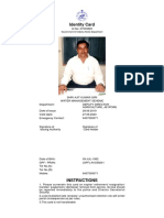 Identity Card: Government of Odisha Home Department