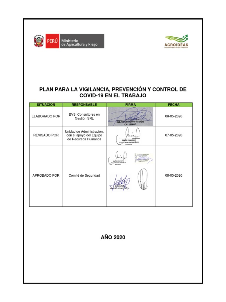 Plan Covid PCC PDF | PDF | Lavado de manos | Medicina CLINICA