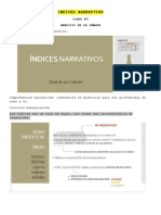 Clase #3 Indices Narrativos