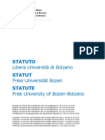 Unibz Statut 2016 PDF