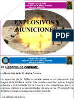 EXPLOSIVOS Y MUNICIONES (Cabezas de Combate)