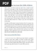 Assignment On How We Can Increase The GSM