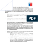 Orientaciones implementación Priorización curricular Chile 2020