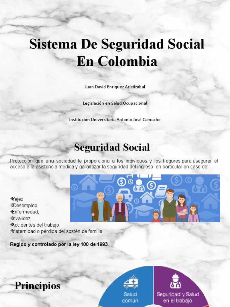 Sistema de Seguridad Social en Colombia | PDF | Pensión | Seguridad Social