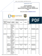 Agenda - CALCULO INTEGRAL - 2020 I PERIODO 16-01