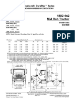 4400 4X2 Mid Cab Tractor: International Durastart Series