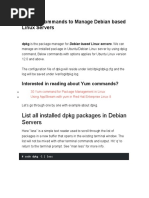 15 DPKG Commands To Manage Debian Based Linux Servers