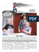 No Memorial Day Program in Glasgow This Year: Busy Bees!