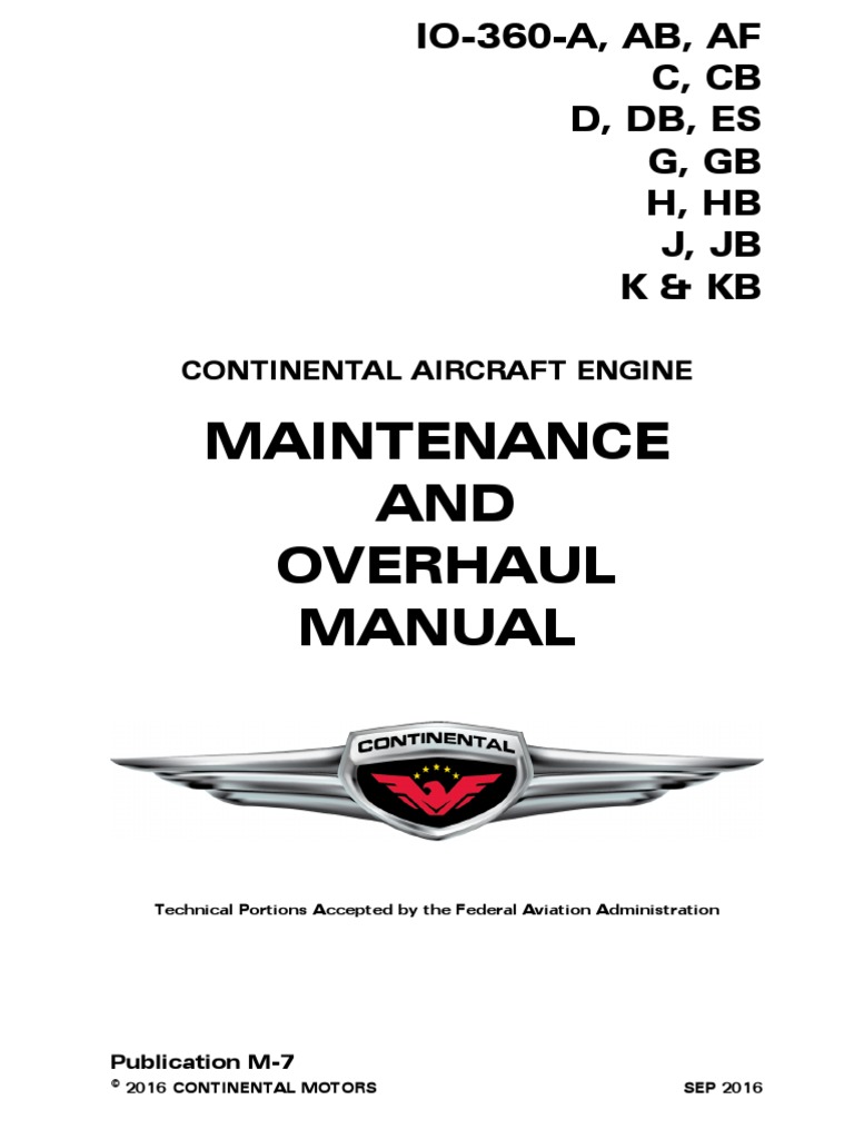 IO360 Series Maintenance and Overhaul Manual PDF PDF Internal