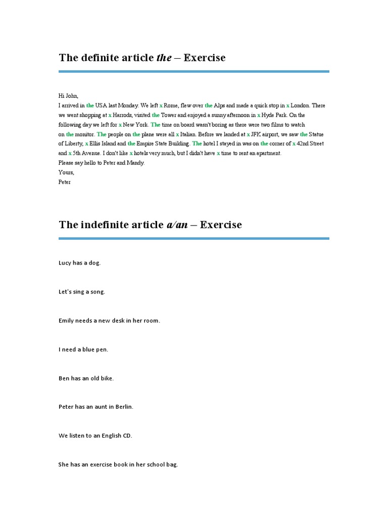 Articles and Quantifiers Exercises | PDF | Beverages | Foods