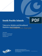SAMPLE - South Pacific Islands - Telecoms, Mobile, Broadband - Statistics and Analyses (1)