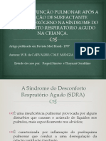 Efeitos Na Função Pulmonar Após A Utilização de Surfactante