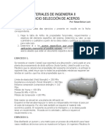Ejercicios Seleccion Aceros PDF