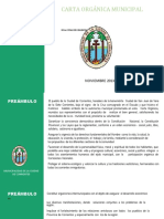 Carta Organica Municipal