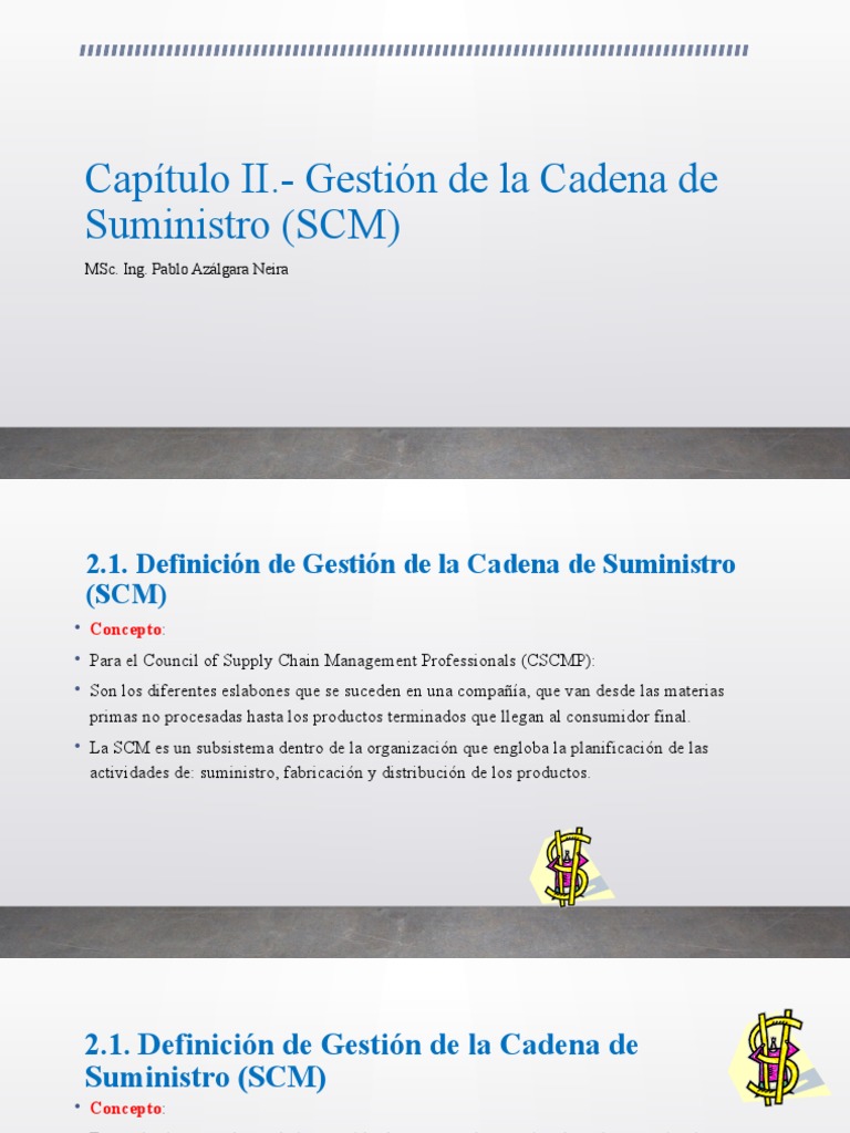 Gestión Efectiva de la Cadena de Suministro | PDF | Logística | Gestión ...