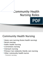 Unit 2-Community Health Nursing Roles (Autosaved)