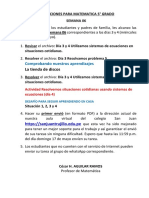 Indicaciones Semana 06