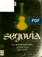 Andres Segovia An Autobiography of The Years 1893 1920 PDF