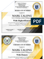 Mark Lalong: With Highesthonors