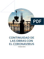 Continuidad de Las Obras Con La Incertidumbre (Parte I) .LHI. 05 05 20