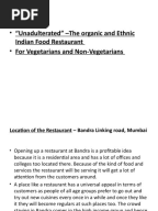 Complaint Letter Concerning Restaurant Service | Restaurants | Menu