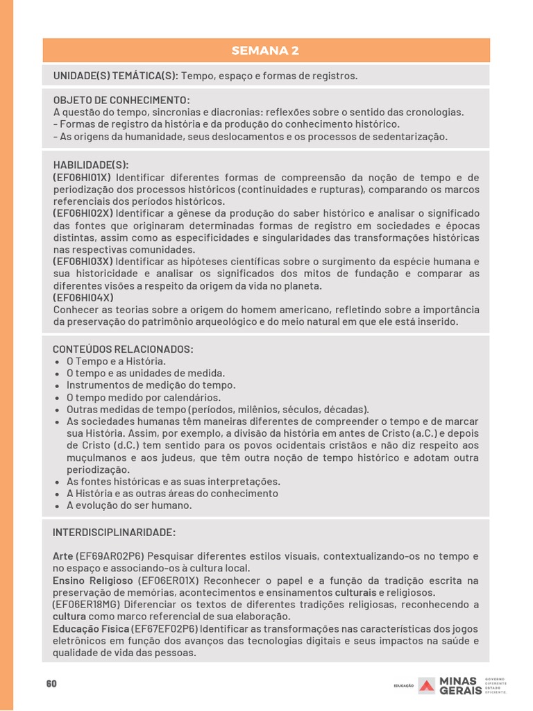 Significado da Sedentarização na História | PDF | Tempo | Humano