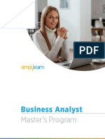 Business Analyst Master's Program Rs 45000+GST