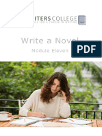 Write A Novel Module Eleven The Writing Life