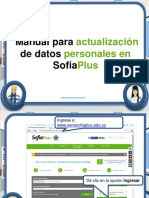 Manual Actualizacion Datos Sofiaplus PDF