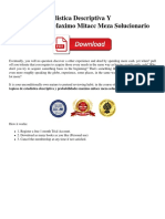 Topicos de Estadistica Descriptiva Y Probabilidades Maximo Mitacc Meza Solucionario PDF