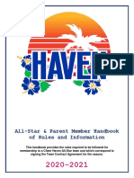 Cheer Haven AllStar Handbook 2020 2021