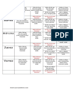 Horario Trabajo Zoom 14