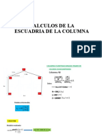 Calculos de La Escuadria de La Columna