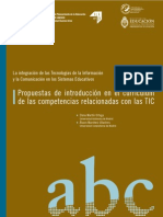 Propuestas de Introducción en El Currículum de Las Competencias Relacionadas Con Las TIC'S