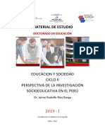 Educacio y Sociedad Doctorado de Estudio PDF